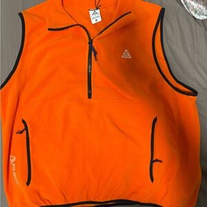 Nike ACG Polartec Fleece Vest – Bright Orange | Size XL